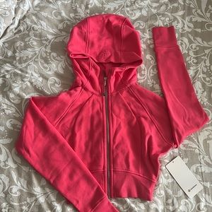 Scuba Full Zip Cropped Hoodie